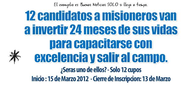 capacitacion misionera residencial
